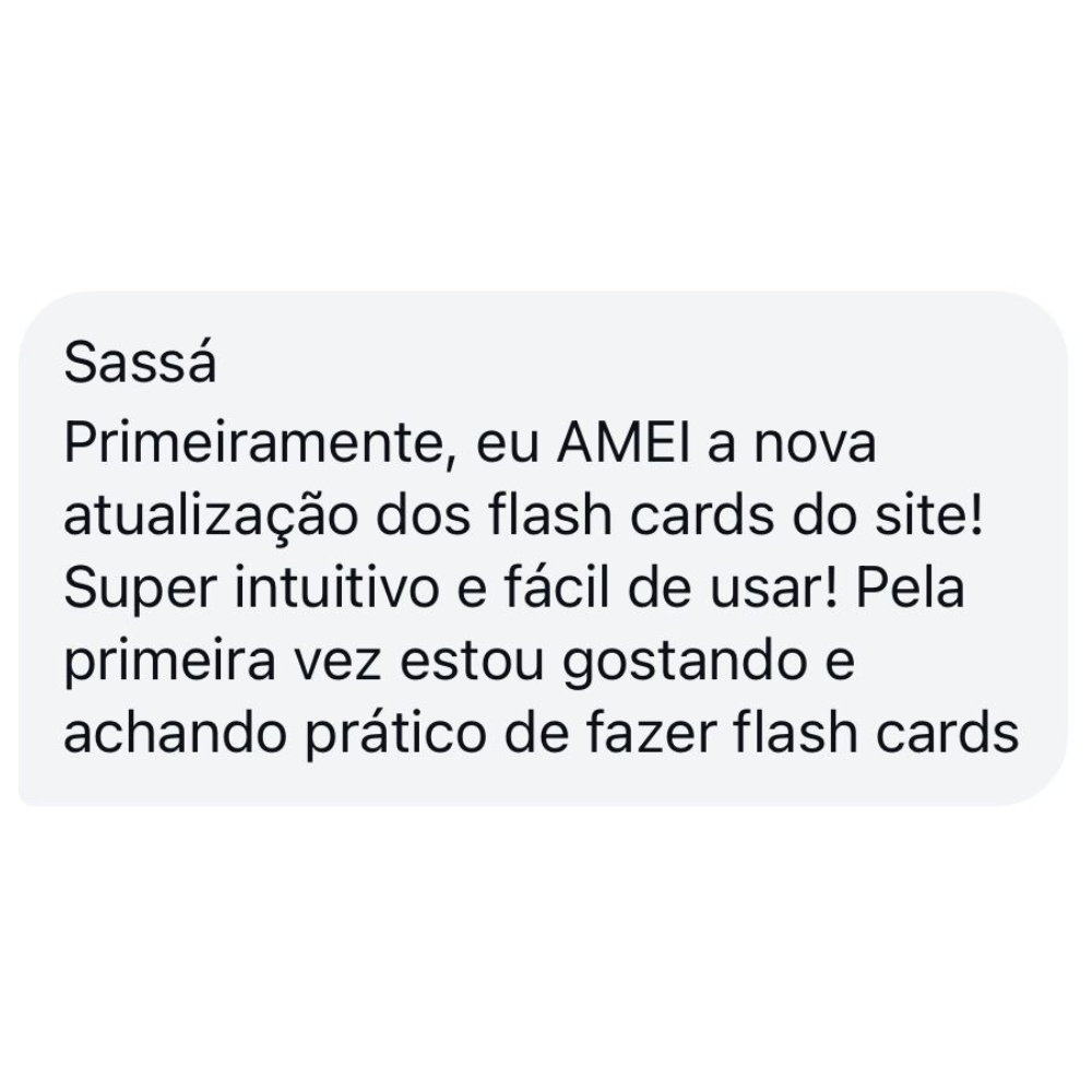 Depoimento de aluno sobre o Revisômetro