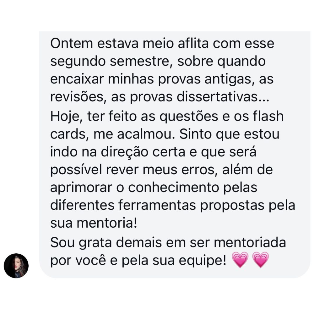Depoimento de aluno sobre o Revisômetro